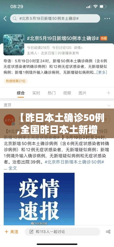【昨日本土确诊50例,全国昨日本土新增确诊病例】 【昨日本土确诊50例,全国昨日本土新增确诊病例】